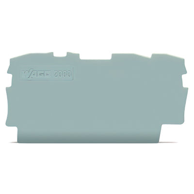 2000-1391 by WAGO Corporation - END AND INTERMEDIATE PLATE; 0.7