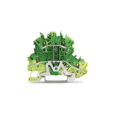 2000-2207 by WAGO Corporation - DOUBLE-DECK TERMINAL BLOCK; 4-CO