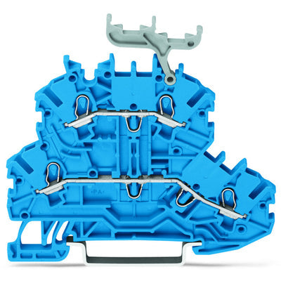2000-2234 by WAGO Corporation - DOUBLE-DECK TERMINAL BLOCK; THRO