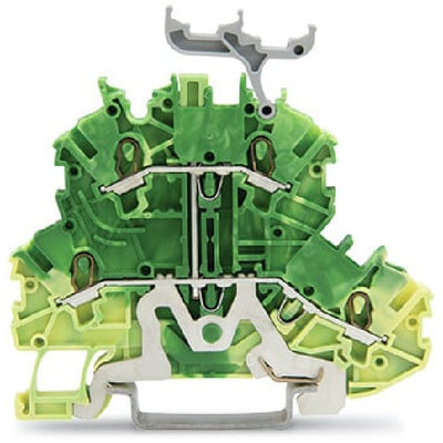 2000-2237 by WAGO Corporation - DOUBLE-DECK TERMINAL BLOCK; 4-CO