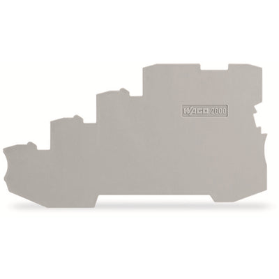 2000-5491 by WAGO Corporation - END AND INTERMEDIATE PLATE; 1 MM