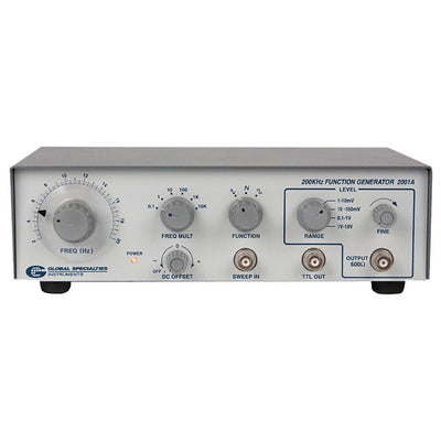 2001A by Global Specialties - 0.2HZ-200 MHZ FUNCTION GENERATOR