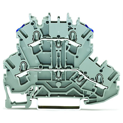 2002-2203 by WAGO Corporation - DOUBLE-DECK TERMINAL BLOCK; THRO