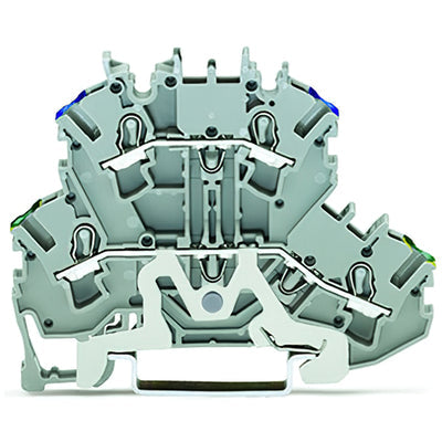 2002-2217 by WAGO Corporation - DOUBLE-DECK TERMINAL BLOCK; GROU