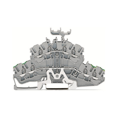 2002-2457 by WAGO Corporation - 4-CONDUCTOR DOUBLE DECK TERMINAL