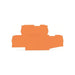2002-2792 by WAGO Corporation - END PLATE; 0.8 MM THICK; ORANGE