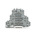 2002-3203 by WAGO Corporation - TRIPLE-DECK TERMINAL BLOCK; THRO