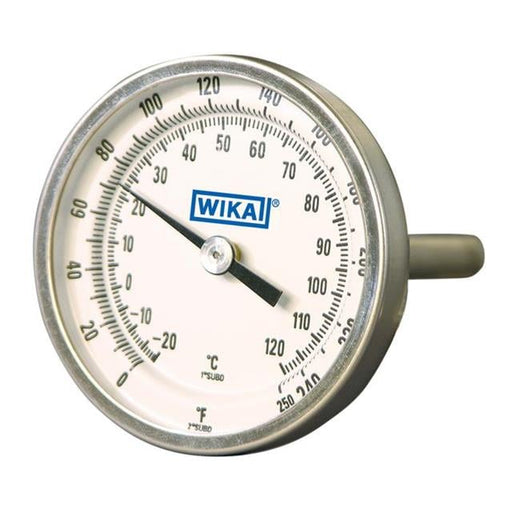 20025D206G4 by WIKA - TI.20 2.5 "" 0/250 F GLASS 1/2""NP