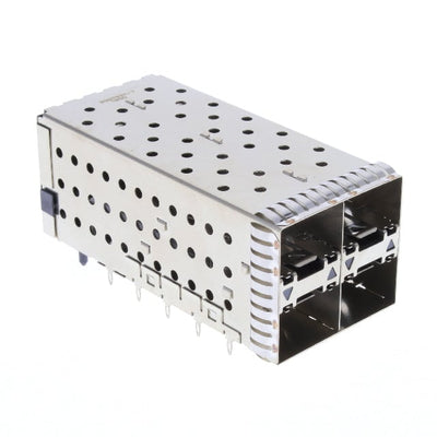 2007637-7 by TE Connectivity AMP Connectors - CONNECTOR SFP+ RCPT W/CAGE 2X2 80P RA