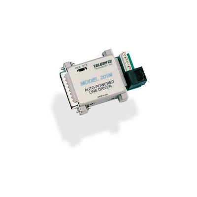 201F by Telebyte - RS-232 AUTO POWERED LINE DRIVER