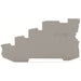 2020-5491 by WAGO Corporation - END AND INTERMEDIATE PLATE; 1 MM