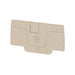 2051680000 by Weidmuller - CONNECTOR TERM BLK END PLATE BEIGE
