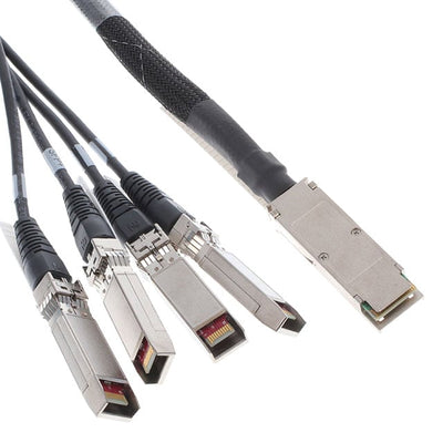 2053453-4 by TE Connectivity AMP Connectors - C/A, QSFP TO 4XSFP+, 3.0M