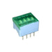 206-4ST by CTS Electrocomponents - SWITCH SLIDE DIP SPST 50MA 24V