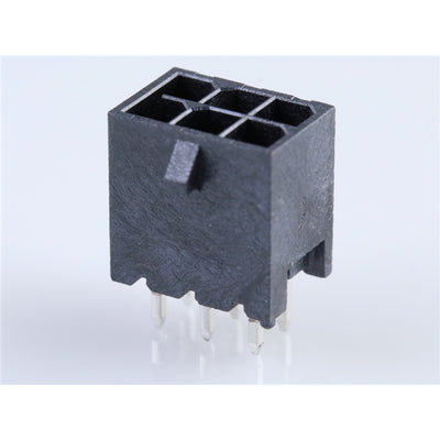 2068320602 by Molex - VERT HDR ASSY 2X3 15AU