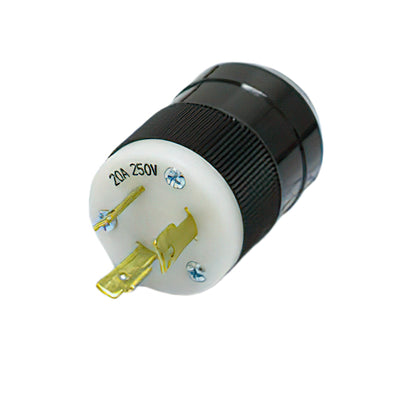206P by Marinco - Actuant Electrical - PLUG, 20A, 250V, 2-POLE, 3-WIRE,
