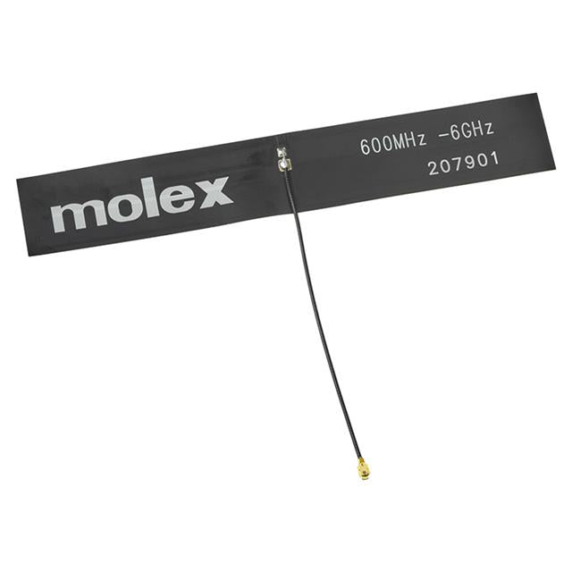 2079010200 by Molex - 600-6000MHZ FLEXIBLE ANTENNA 200