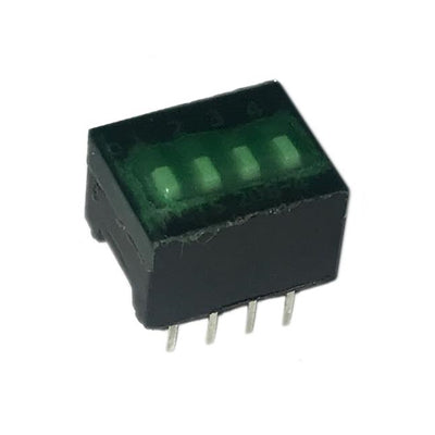 208-4ST by CTS Electrocomponents - SWITCH SLIDE DIP SPST 50MA 24V