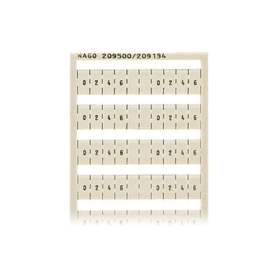 209-500/209-134 by WAGO Corporation - WSB MARKING CARD; AS CARD; MARKE