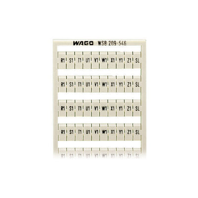 209-546 by WAGO Corporation - WSB MARKING CARD; AS CARD; MARKE