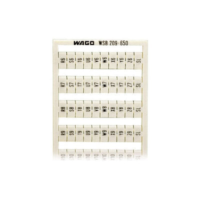 209-650 by WAGO Corporation - WSB MARKING CARD; AS CARD; MARKE