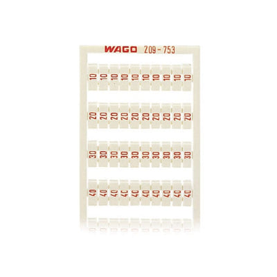 209-753 by WAGO Corporation - WSB MARKING CARD; AS CARD; MARKE