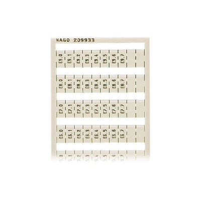 209-933 by WAGO Corporation - WSB MARKING CARD; AS CARD; MARKE