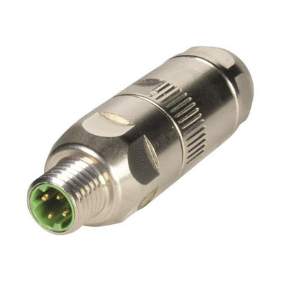 21021851405 by HARTING - M8 D-CODE 4PIN STRAIGHT MALE, HA