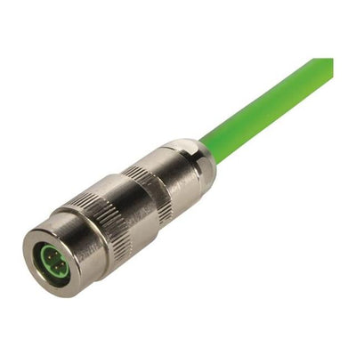 21021851430 by HARTING - M8 D-CODE PUSHPULL 4PIN STRAIGHT