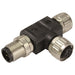 21033199501 by HARTING - CONNECTOR T-ADPT 5P-5/5P F-F/M INLINE