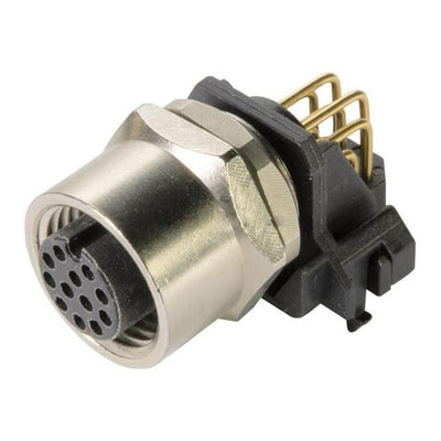 21033214201 by HARTING - CONNECTOR RECPT FMALE 12POS SOLDER