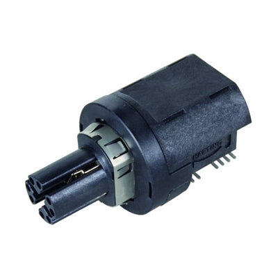 21033814825 by HARTING - M12 TRANSF. 10GBASE-T X ANG W/ P