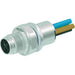 21033991402 by HARTING - M12 S-CODE 3+PE PIN, MALE, PANEL