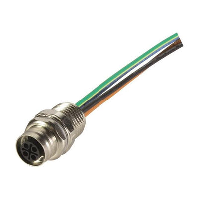 21033962401 by HARTING - M12 S-CODE 3+PE PIN, FEMALE, PAN