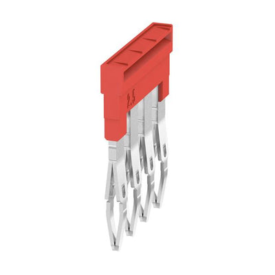 2108700000 by Weidmuller - TERM PLUG-IN 2.5MM 4POS RED
