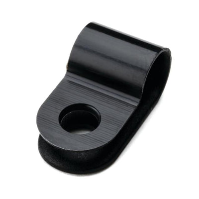 211-60002 by HellermannTyton - CABLE CLAMP P-TYPE BLACK FASTENER