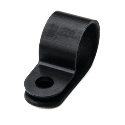 211-60006 by HellermannTyton - CABLE CLAMP P-TYPE BLACK FASTENER