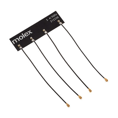 2123300100 by Molex - ANTENNA 2.4/5GHZ MIMO 4X4 100MM