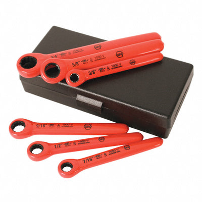 21391 by Wiha - WRENCH SET BOX END 3/8""-3/4