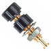 2142-0# by Pomona Electronics - CONNECTOR BANANA JACK MINI TURRET BLK