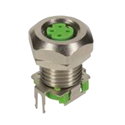 21420000005 by HARTING - CONNECTOR RECPT FMALE 4POS GOLD SOLDER
