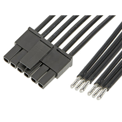 2147512063 by Molex - MICROFIT 3.0 SR R-S 6CKT 600 MM