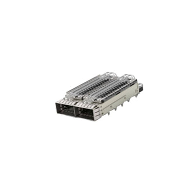 2170808-1 by TE Connectivity AMP Connectors - CONNECTOR QSFP28 CAGE 1X2 W/HSINK R/A