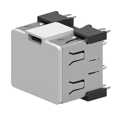 2173211-2 by TE Connectivity AMP Connectors - ELCON MINI 4P VERT HEADER,SHIELD