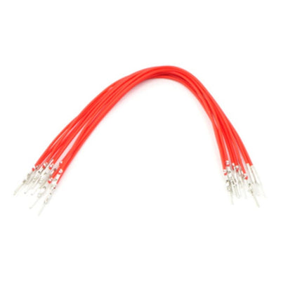 1832 by Pololu Corporation - JUMPER WIRE 10PK M-M 6"" RED