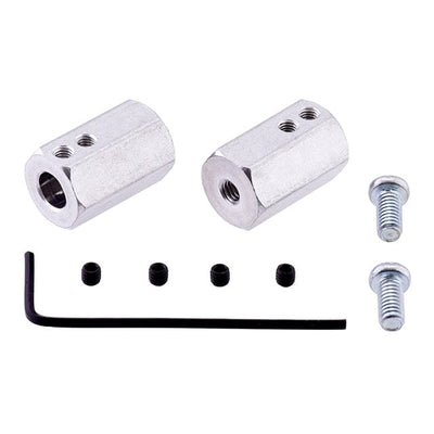 2686 by Pololu Corporation - HEX WHEEL ADAPTER 6MM SHAFT 2PK
