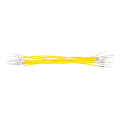 3354 by Pololu Corporation - JUMPER WIRE 10PK M-M 3"" YELLOW