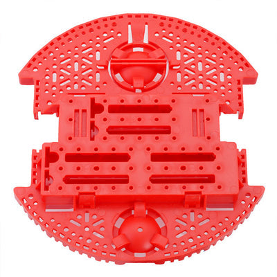 3512 by Pololu Corporation - ROMI CHASSIS BASE PLATE - RED