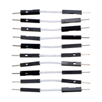 3829 by Pololu Corporation - JMPR WIRE 10-PACK M-M 1"" WHITE