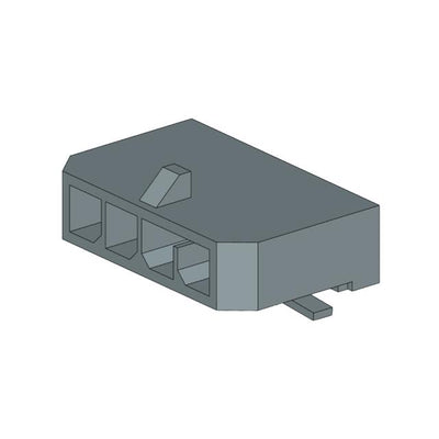 2189890400 by Molex - MICRO-FIT+SR SMT RA NAIL 4CKT TI